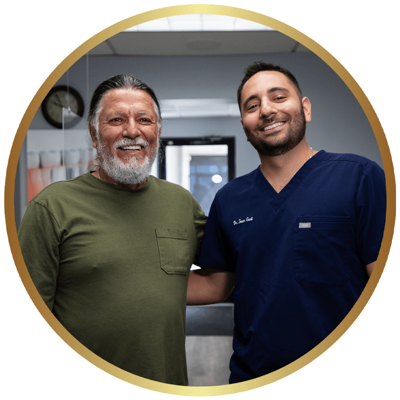 Dr. Sean Goel implant patient